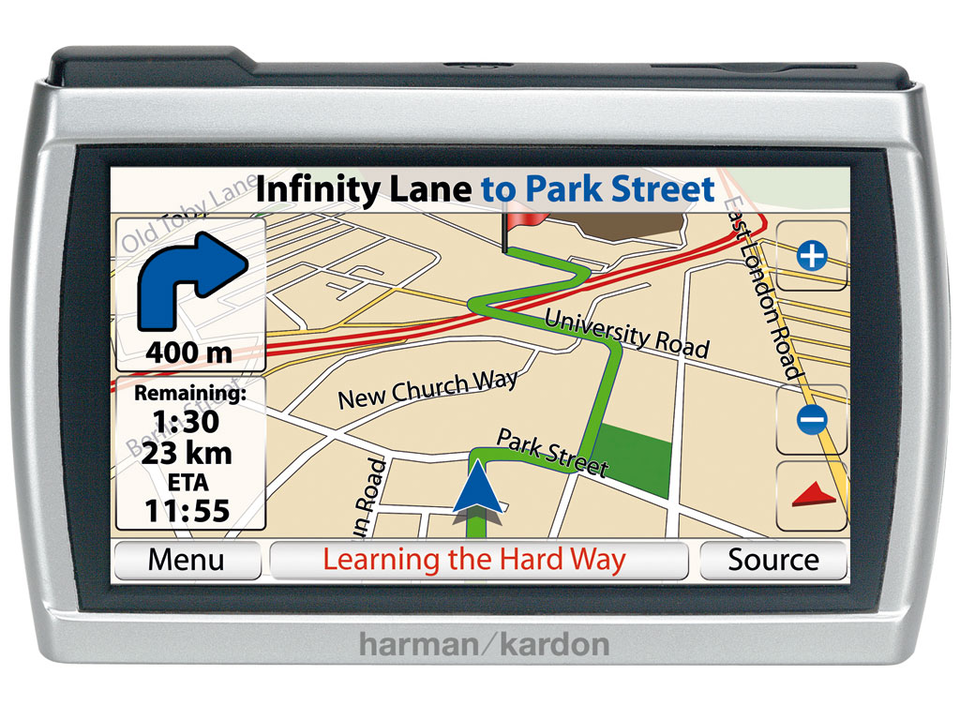 GPS 500 - Black - Portable Navigation & Audio/Video Player - Hero